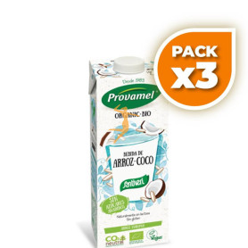 Pack 3x BEBIDA ARROZ CON COCO BIO 1Lt. SANTIVERI