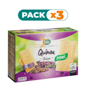 Pack 3x TOSTADAS LIGERAS QUINOA BIO 200Gr. SANTIVERI