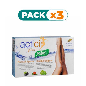 Pack 3x ACTICIR PLUS 40 CÁPSULAS SANTIVERI
