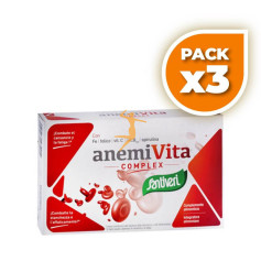 Pack 3x ANEMIVITA COMPLEX 40 CÁPSULAS SANTIVERI