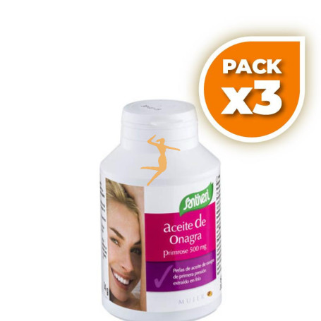 Pack 3x PRIMROSE 500Mg. 220 PERLAS SANTIVERI