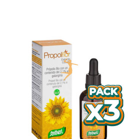 Pack 3x PROPOLFLOR EXTRACTO BIO 50Ml. SANTIVERI