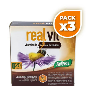 Pack 3x REALVIT VITAMINADA 20 VIALES SANTIVERI