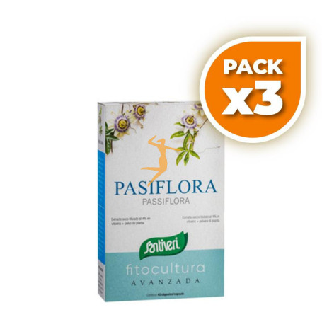 Pack 3x PLANTAS CÁPSULAS PASIFLORA SANTIVERI