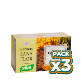 Pack 3x SANAFLOR INFUSION ERBAHEPAT 20 FILTROS SANTIVERI