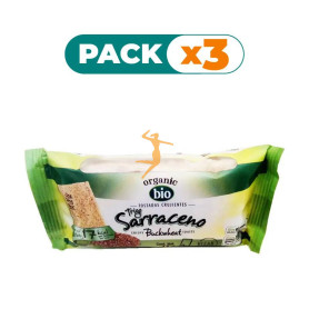 Pack 3x TOSTADAS LIGERAS TRIGO SARRACENO BIO 14Gr. SANTIVERI