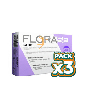 Pack 3x FLORASE KAND 40 CAPSULAS SANTIVERI