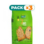 Pack 3x PAN GRILLE LINO BIO 240Gr. SANTIVERI