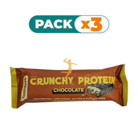 Pack 3x BOMBUS CRUNCHY PROTEIN CHOCO 50G SANTIVERI