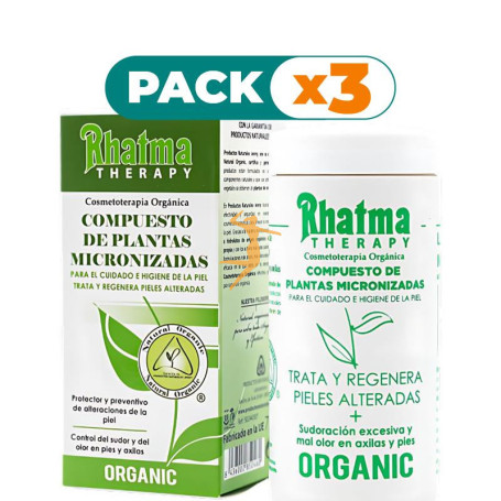 Pack 3x MICRONIZADO TALQUERA 20Gr RHATMA