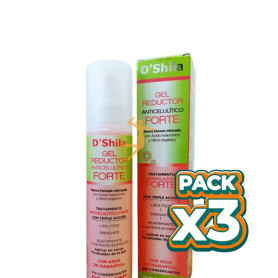 Pack 3x GEL REDUCTOR ANTICELULITICO FORTE 200Ml. SHILA