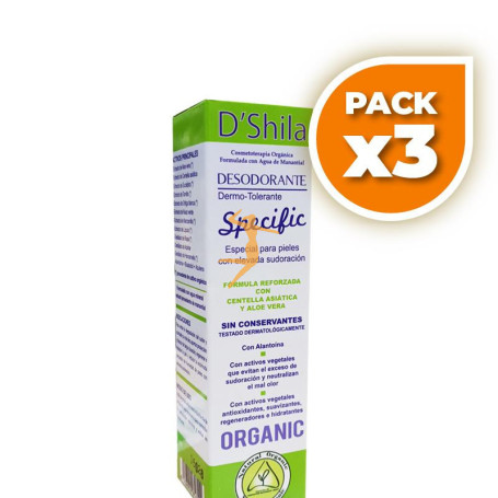 Pack 3x CREMA DESODORANTE SPECIFIC 50Ml. SHILA