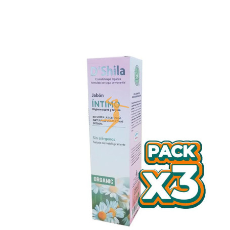 Pack 3x JABÓN ÍNTIMO 250Ml. SHILA