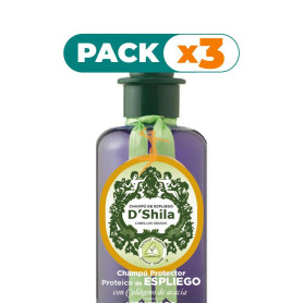 Pack 3x CHAMPÚ PROTEICO DE ESPLIEGO 300Ml. SHILA