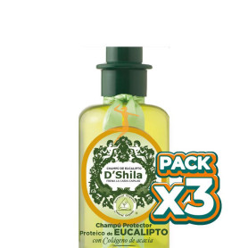 Pack 3x CHAMPÚ PROTEICO DE EUCALIPTO 300Ml. SHILA