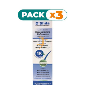 Pack 3x LOCION RECUPERADORA REFORZANTE 35Ml. SHILA