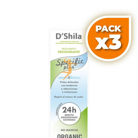 Pack 3x DESODORANTE SPECIFIC PLUS 60Ml. SHILA