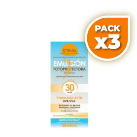 Pack 3x EMULSION FOTOPROTECTORA SPRAY SPF30 200Ml SHILA
