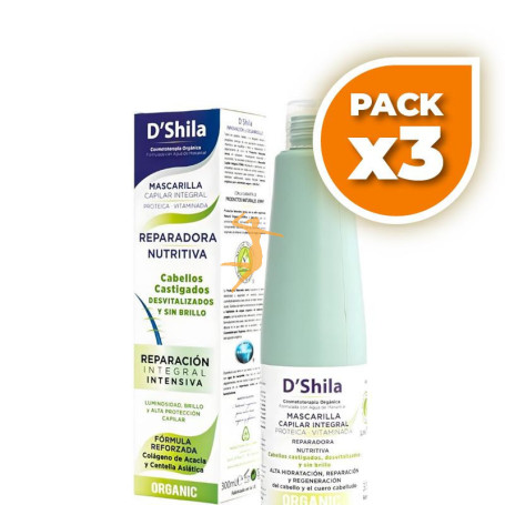 Pack 3x MASCARILLA INTEGRAL REPARADORA NUTRITIVA 300Ml SHILA