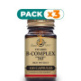 Pack 3x VITAMINA B-COMPLEX CON VIT C 100 CÁPSULAS SOLGAR