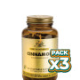 Pack 3x CANELA CHINA 100 CÁPSULAS SOLGAR