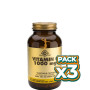 Pack 3x VITAMINA C 1.000Mg. 250 CÁPSULAS VEGETALES SOLGAR