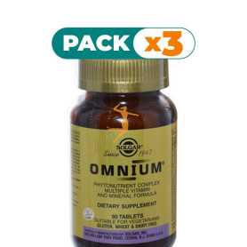 Pack 3x OMNIUM 90 CÁPSULAS SOLGAR
