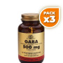 Pack 3x GABA 500Mg. SOLGAR