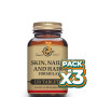 Pack 3x FORMULA PELO, PIEL Y UÑAS 120 CÁPSULAS SOLGAR