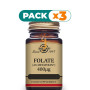 Pack 3x FOLATO (METAFOLIN) 50 CAPSULAS SOLGAR