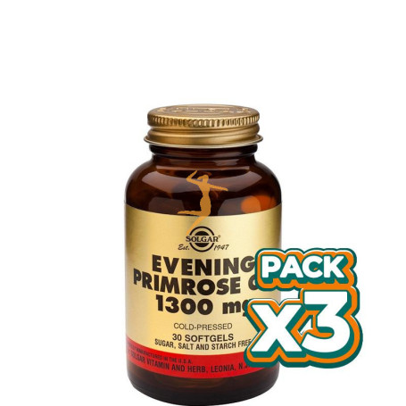 Pack 3x ACEITE DE PRIMULA DE ROSA SOLGAR