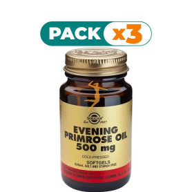 Pack 3x ACEITE DE PRIMULA DE ROSA 30 CÁPSULAS SOLGAR