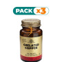 Pack 3x COBRE QUELADO 100 CÁPSULAS SOLGAR
