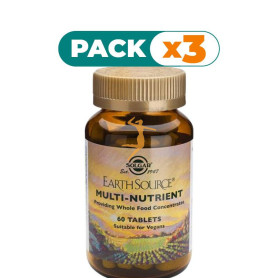 Pack 3x EARTH SOURCE 60 CÁPSULAS SOLGAR