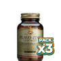 Pack 3x FLAVO-ZINC 50 CÁPSULAS MASTICABLES SOLGAR