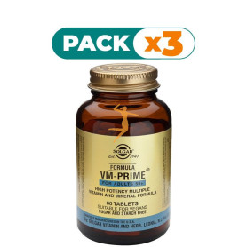 Pack 3x FORMULA VM PRIME 60 CÁPSULAS SOLGAR