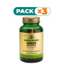 Pack 3x JENGIBRE 60 CÁPSULAS VEGETALES SOLGAR