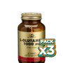 Pack 3x L-GLUTAMINA 1.000 MG 60 CAPSULAS SOLGAR