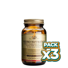 Pack 3x NEURO NUTRIENTES 60 CÁPSULAS SOLGAR