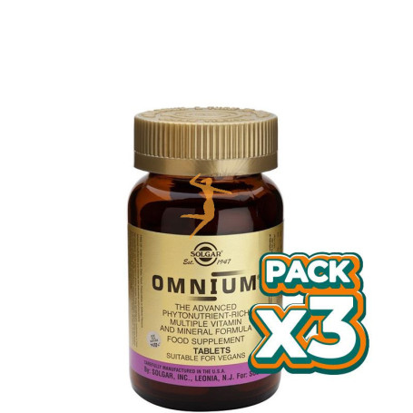 Pack 3x OMNIUN 60 CÁPSULAS SOLGAR