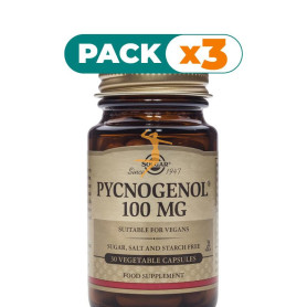 Pack 3x PINO 100 MG 30 CAPSULAS VEGETALES SOLGAR
