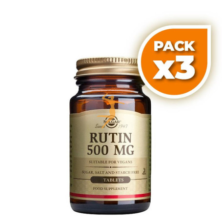 Pack 3x RUTINA 50 CÁPSULAS SOLGAR