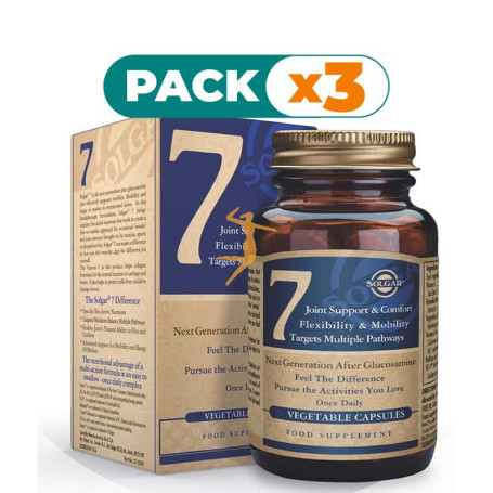 Pack 3x SOLGAR 7 30 CÁPSULAS VEGETALES SOLGAR