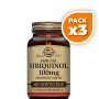 Pack 3x FISHGEL UBIQUINOL 100Mg. 60 CAPSULAS SOLGAR