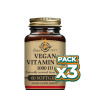 Pack 3x VEGAN VITAMINA D3 1000UI 60CAPSULAS SOLGAR