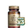 Pack 3x COENZIMA Q10 30MG 30 CÁPSULAS VEGETALES SOLGAR