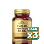 Pack 3x COENZIMA Q10 30MG 60 CÁPSULAS VEGETALES SOLGAR