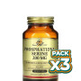 Pack 3x FOSFATIDILSERINA 200MG 60 CÁPSULAS SOLGAR
