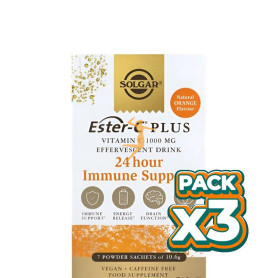 Pack 3x ESTER-C PLUS 1000MG 7 SOBRES SOLGAR