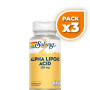 Pack 3x ALPHA LIPOIC ACID 250Mg. 60 CÁPSULAS SOLARAY